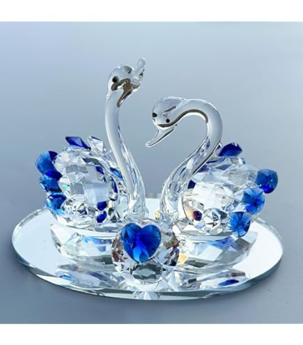 Amazon.com: Swarovski Crystal Love Swan Figurine 1143414 : Home